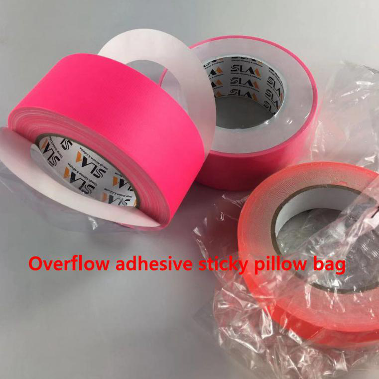 Colored gaffers tape packing