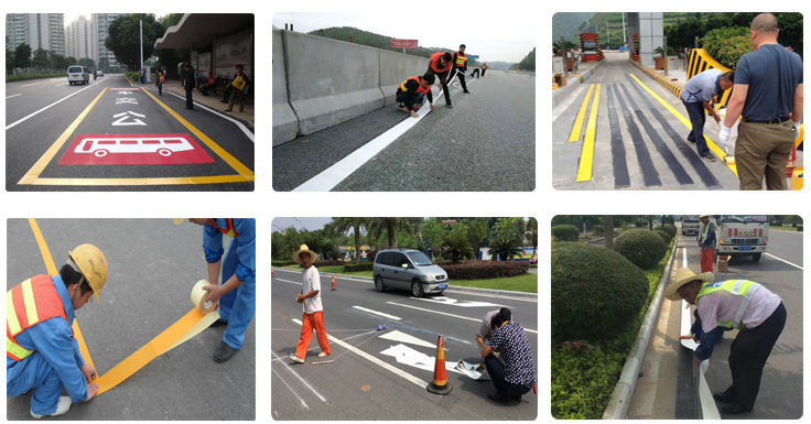 Road Marking Tape Installation