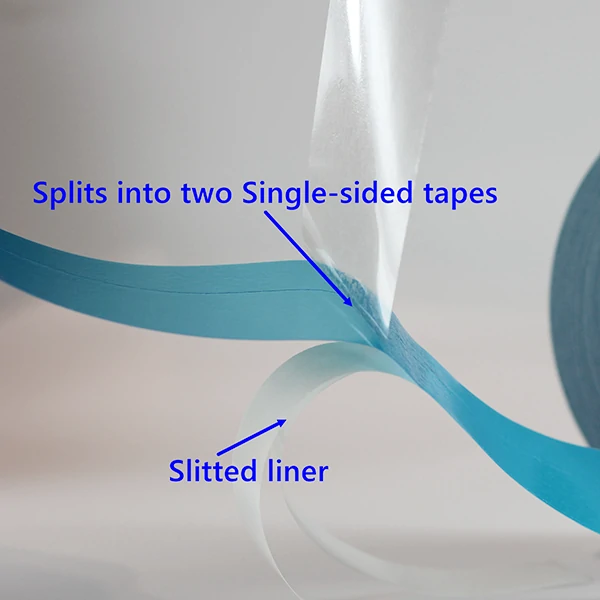 Splittable Flying Splice Tape can Splits into two Single-sided tapes