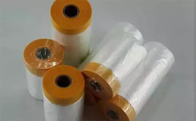 Pre-taped Masking Film With Japanese Paper