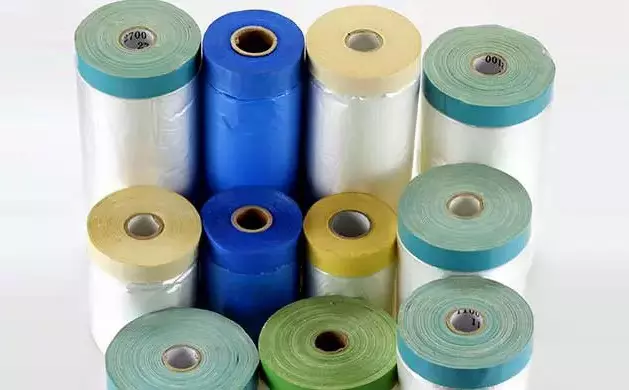 Masking Film with UV Resistant Cloth Masking Tape
