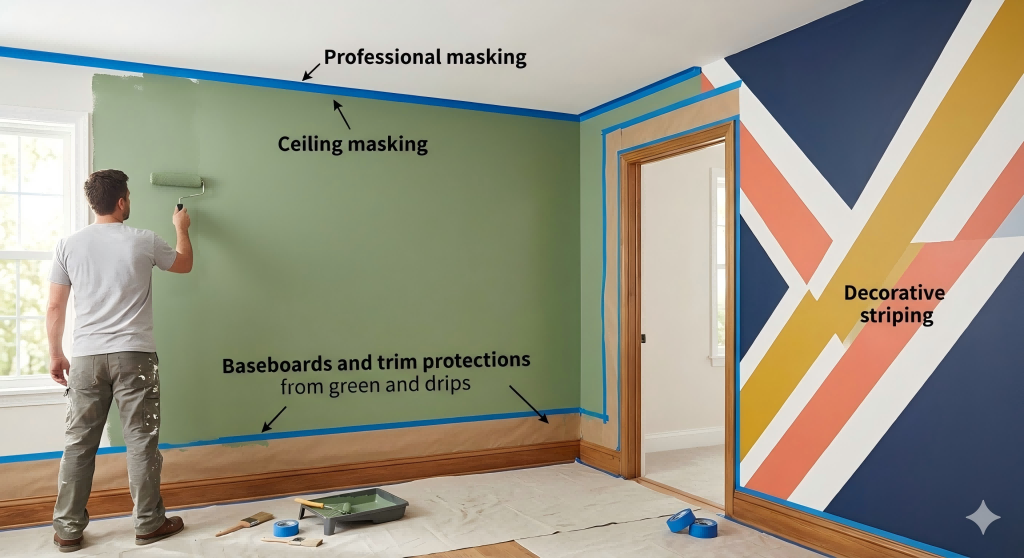 Applications of Blue Painters Tape