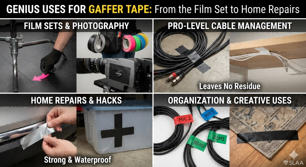 Genius Uses for Gaffer Tape: From the Film Set to Home Repairs